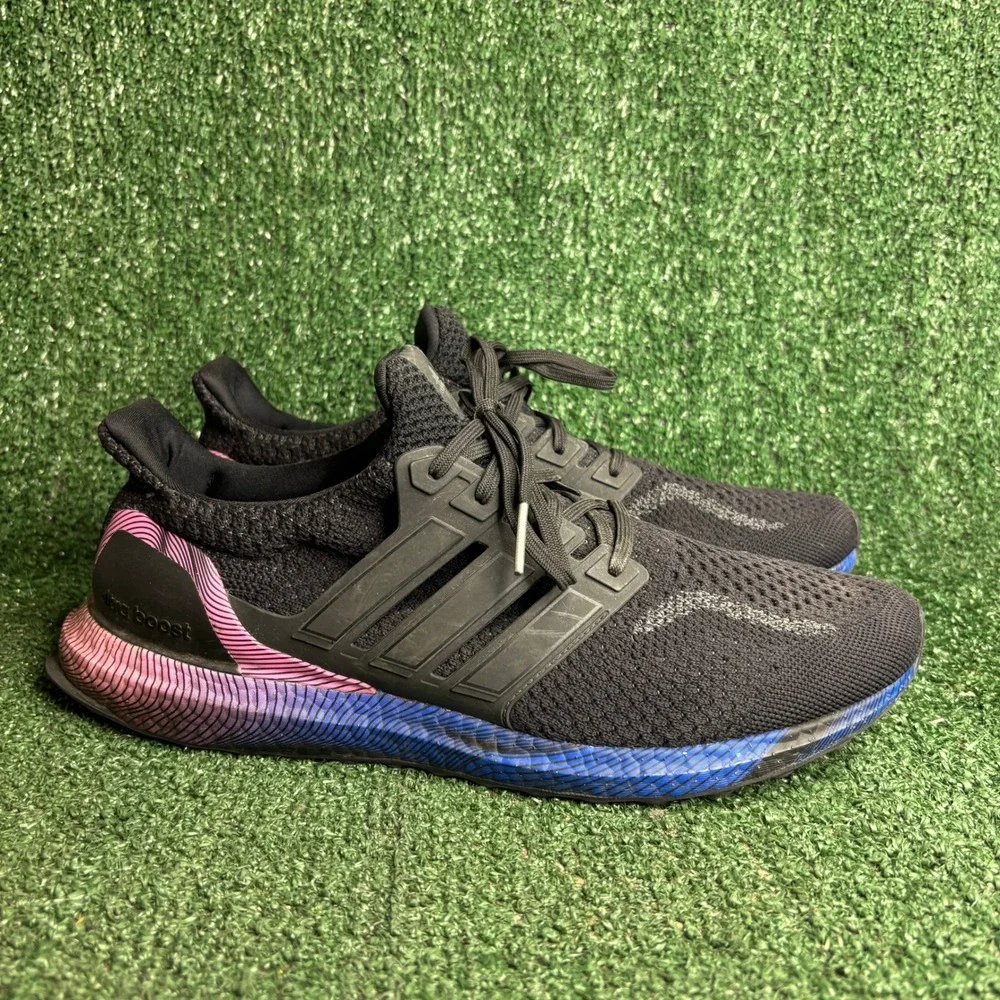 Adidas Ultraboost DNA Gradient Sole Sporty Knit Running Sneaker Black Mens Sz 11